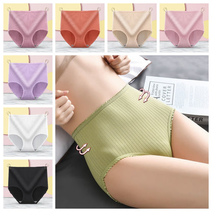 💖(8 броя) Последен ден с 50% отстъпка: Бикини с висока талия, водоустойчиви и антибактериални