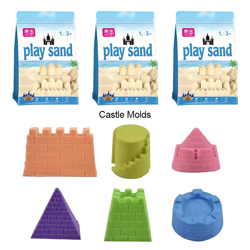 Еластичен пясък с цвят на глина Space Magic - мека, незалепваща и безопасна играчка за деца