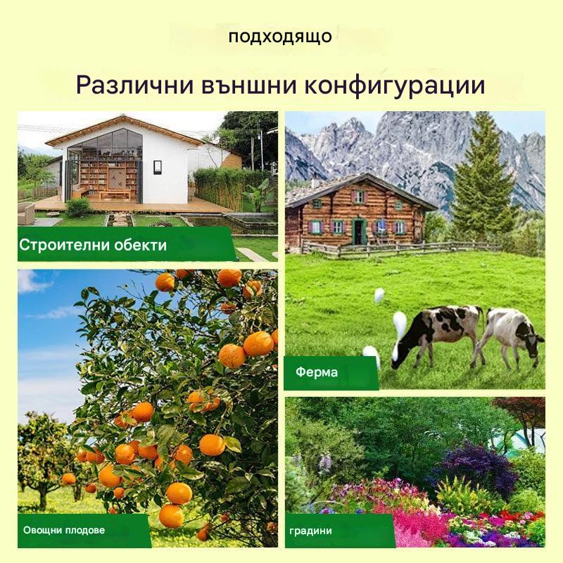 【🔥Купете 1, вземете 1 безплатно】🔥Слънчев ултразвуков репелент за животни за открито и птици с мигаща инфрачервена светлина с червен и син LED