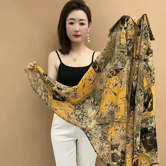 Damska koszula przeciwsłoneczna średniej długości